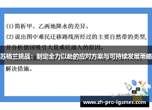 苏格兰挑战:制定全力以赴的应对方案与可持续发展策略 苏格兰挑战:制定全力以赴的应对方案与可持续发展策略